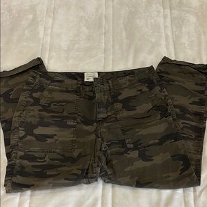 Woman’s Camouflage Cargo Pants